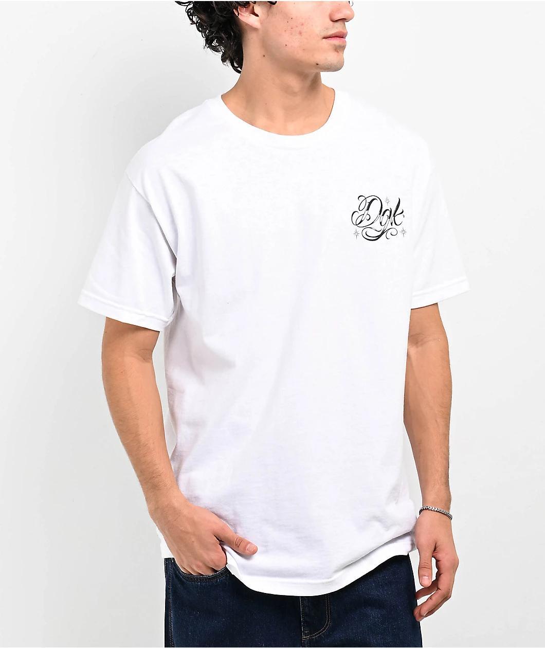 DGK Fool For You White T-Shirt Product Image