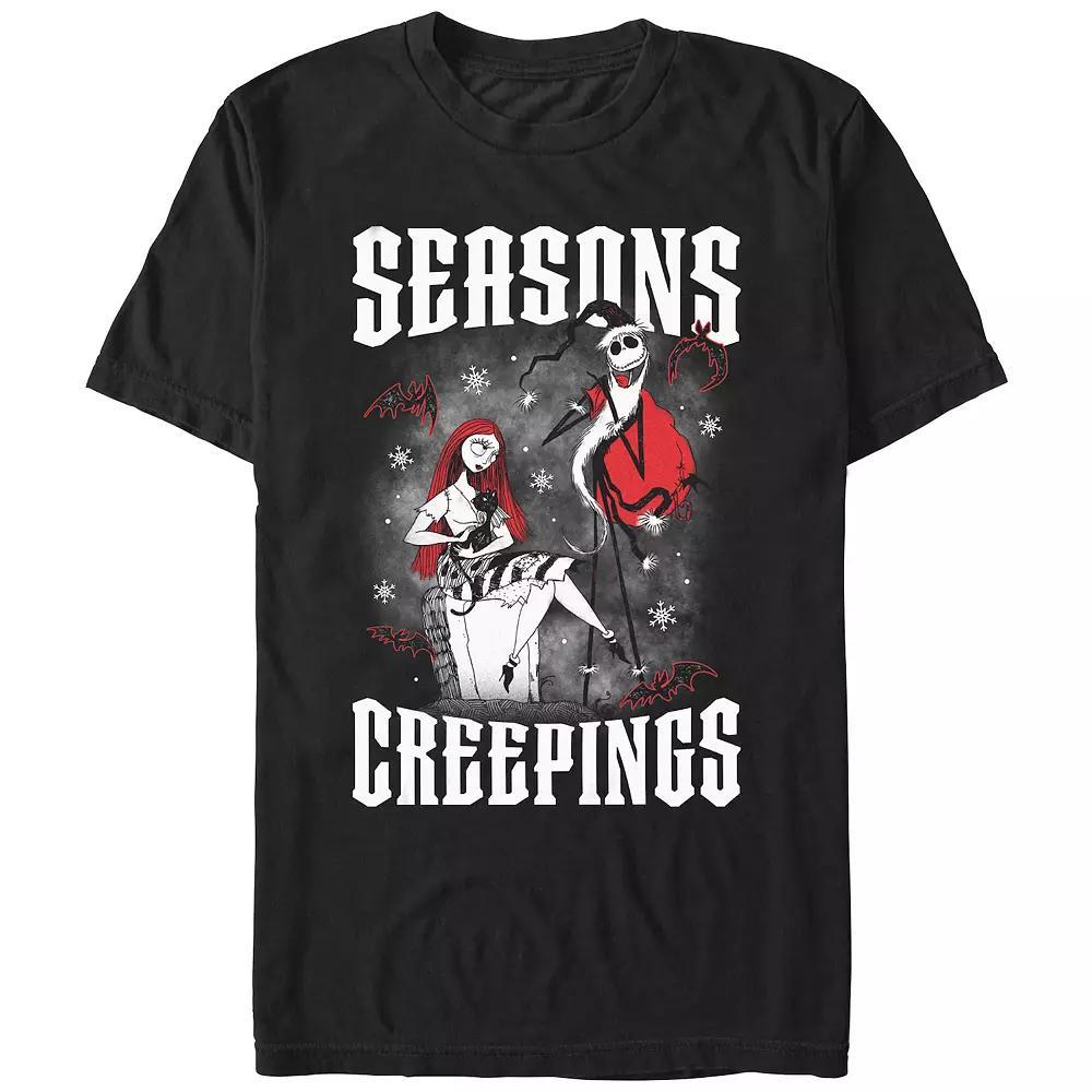 Disney's The Nightmare Before Christmas Season's Creepings Men's Graphic Tee, Size: Large, Black Product Image