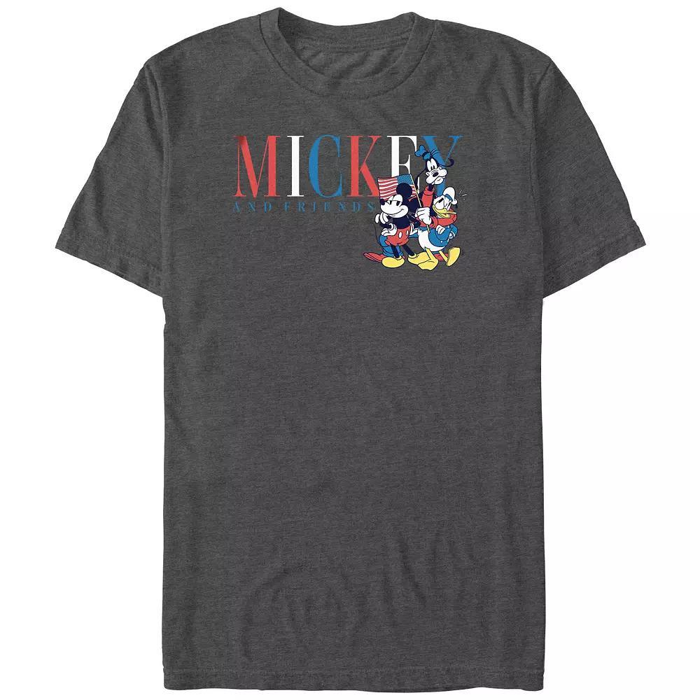 Disney's Mickey Mouse And Friends Americana Big & Tall Graphic Tee, Men's,  Product Image
