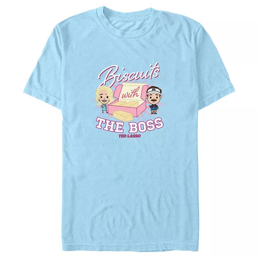 Men's Ted Lasso Pastry With Lasso Graphic Tee, Size: XS, Light Blue Product Image