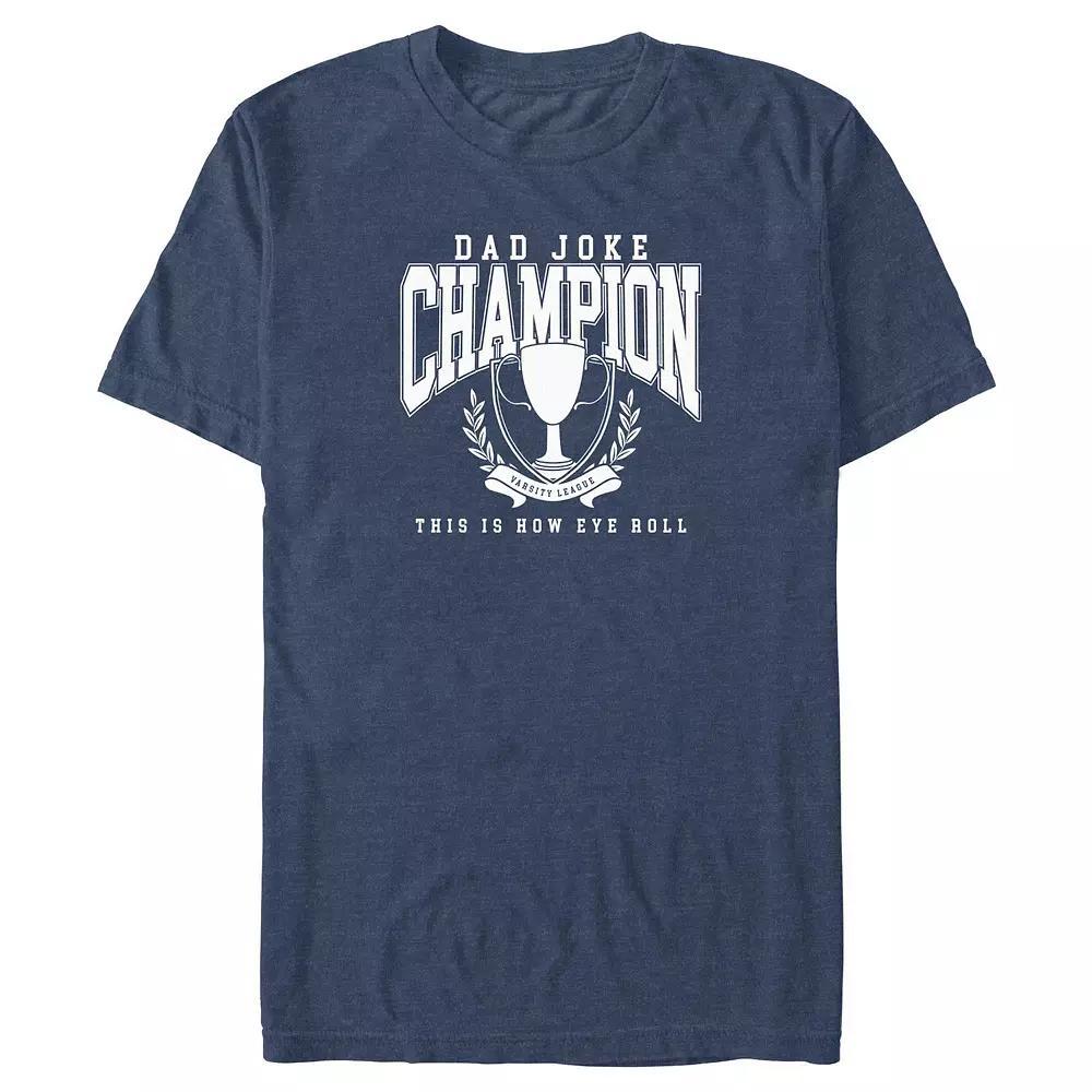 Big & Tall Dad Joke Champion Graphic Tee, Men's,  Product Image