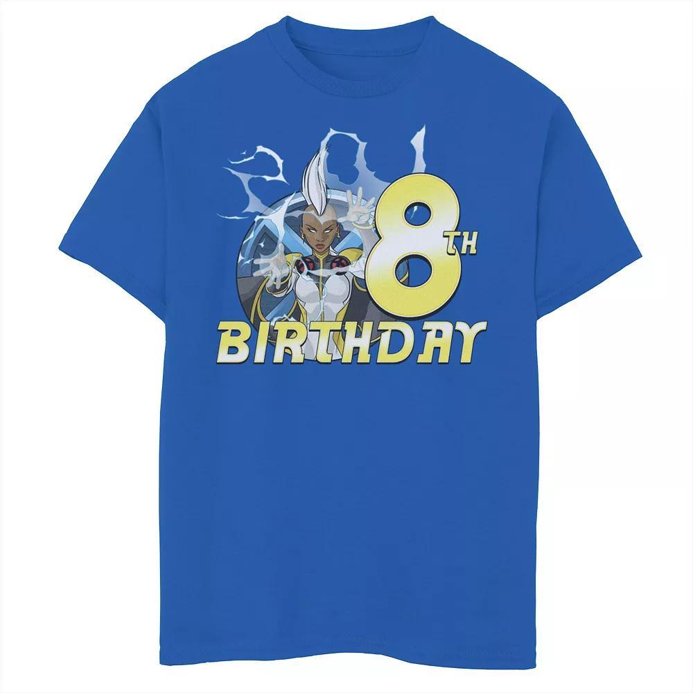 Boys 8-20 Marvel X-Men Storm 8th Birthday Portrait Graphic Tee, Boy's, Size: Large, Red Product Image