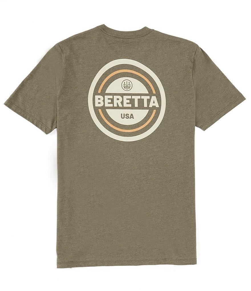 Beretta Trident Logo Short Sleeve Graphic Relaxed Fit T-Shirt Product Image