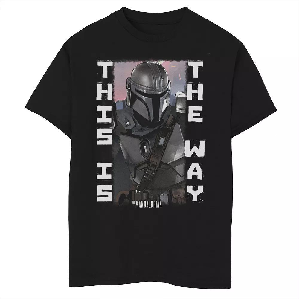 Boys 8-20 Star Wars Mando Blaster Battle Poster Graphic Tee, Boy's,  Product Image