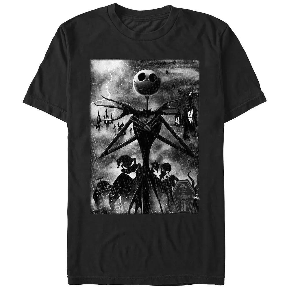 Disney's The Nightmare Before Christmas Night Rain Men's Graphic Tee,  Product Image
