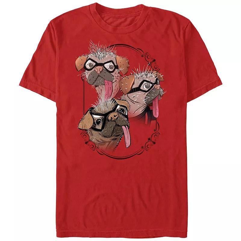 Mens Deadpool And Wolverine Dogpool Three Faces Graphic Tee Product Image