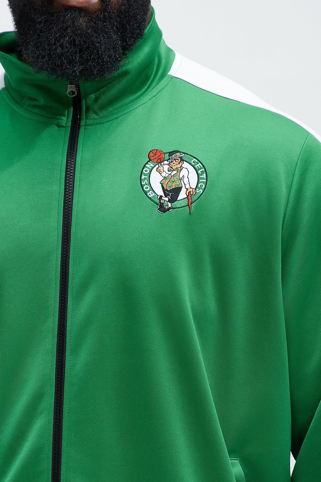 Celtics Stand By Track Jacket - Kelly Green Male Product Image