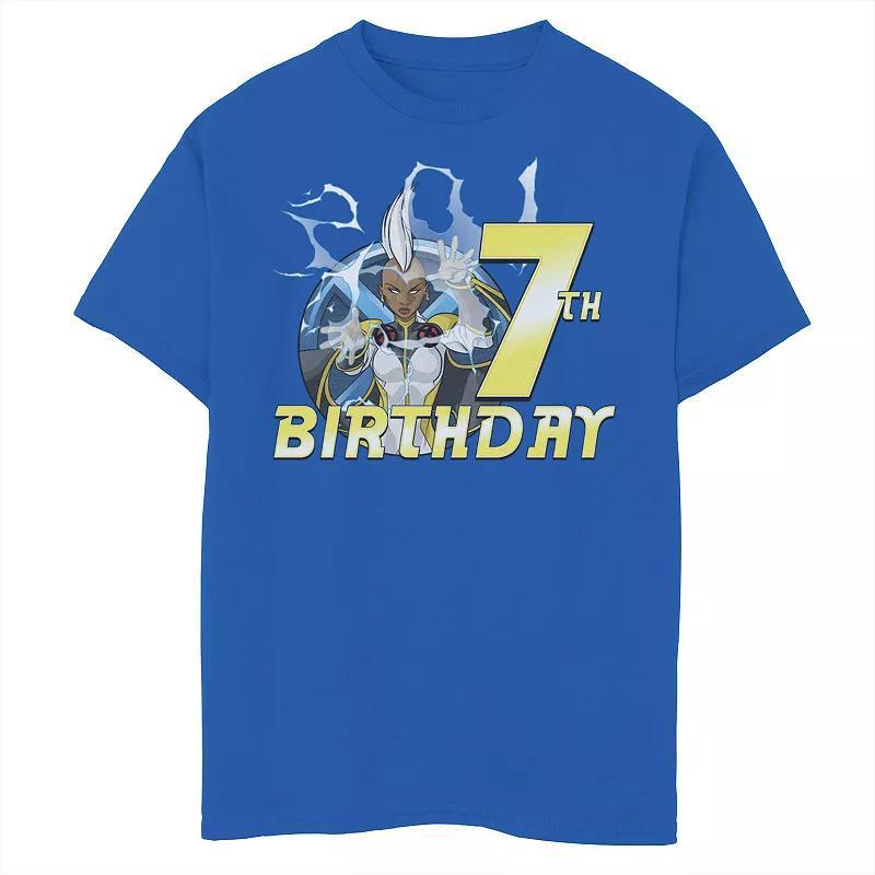 Boys 8-20 Marvel X-Men Storm 7th Birthday Portrait Graphic Tee, Boy's, Size: XL, Red Product Image