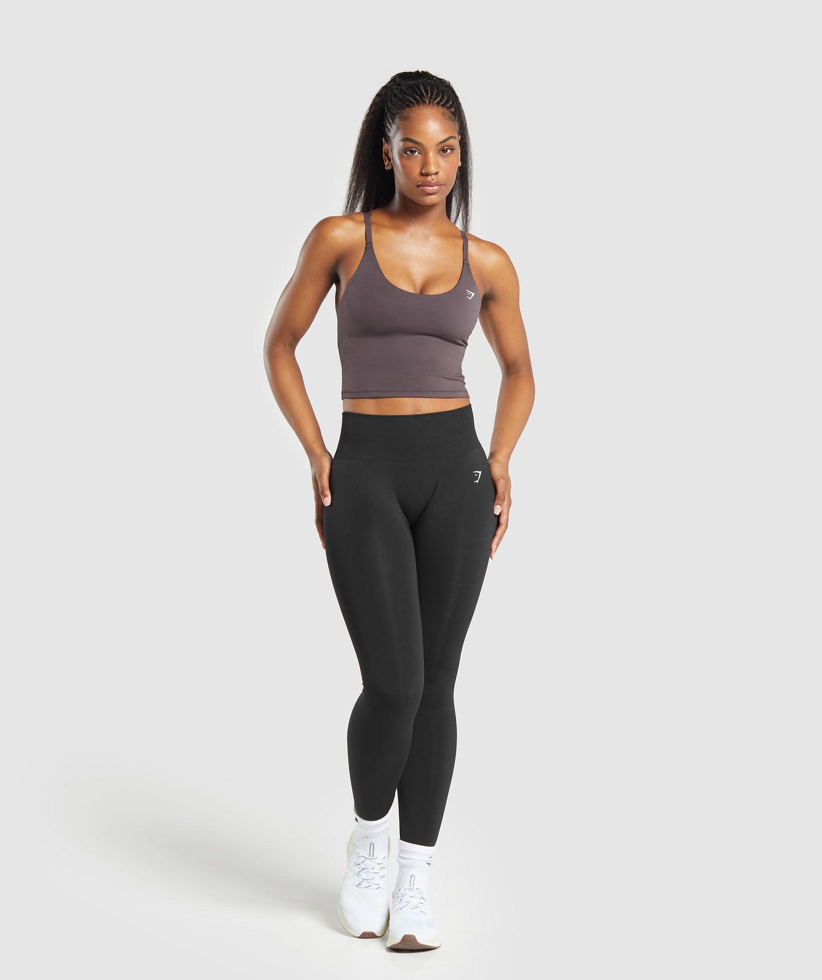 Gymshark Everyday Cami Tank With Shelf - Greyed Purple Female Product Image