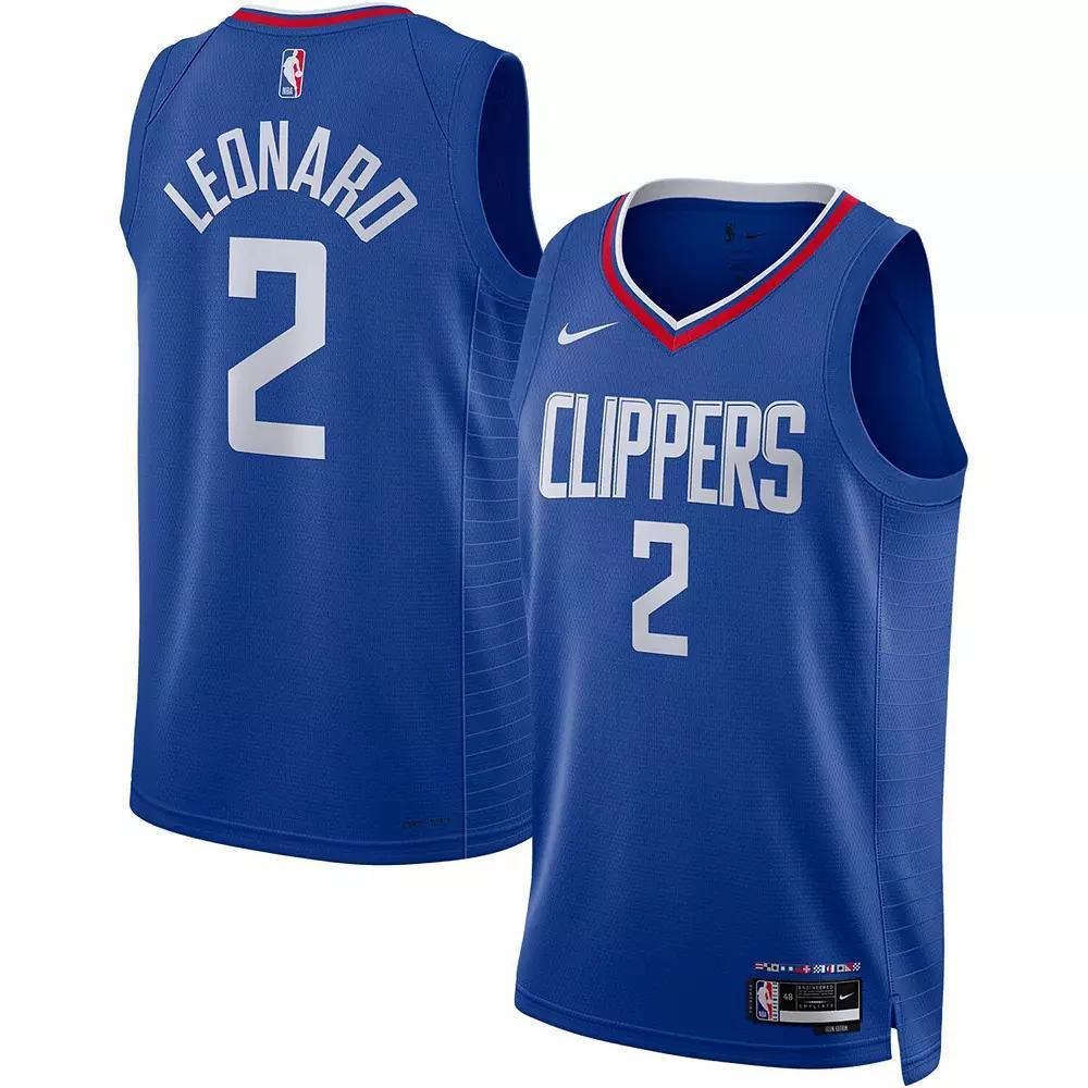 Unisex Nike Kawhi Leonard Royal LA Clippers Swingman Jersey - Icon Edition, Adult Unisex,  Product Image