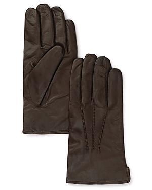 The Mens Store at Bloomingdales Cashmere Lined Leather Gloves - Exclusive Product Image