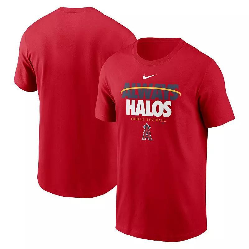Men's Nike Red Los Angeles Angels Always Halos Local Team T-Shirt,  Product Image