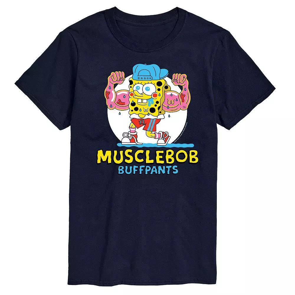Men's SpongeBob SquarePants MuscleBob Graphic Tee,  Product Image