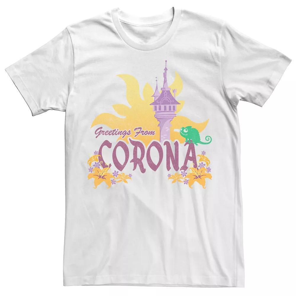 Disney's Tangled Men's Greetings From Corona Tee,  Product Image