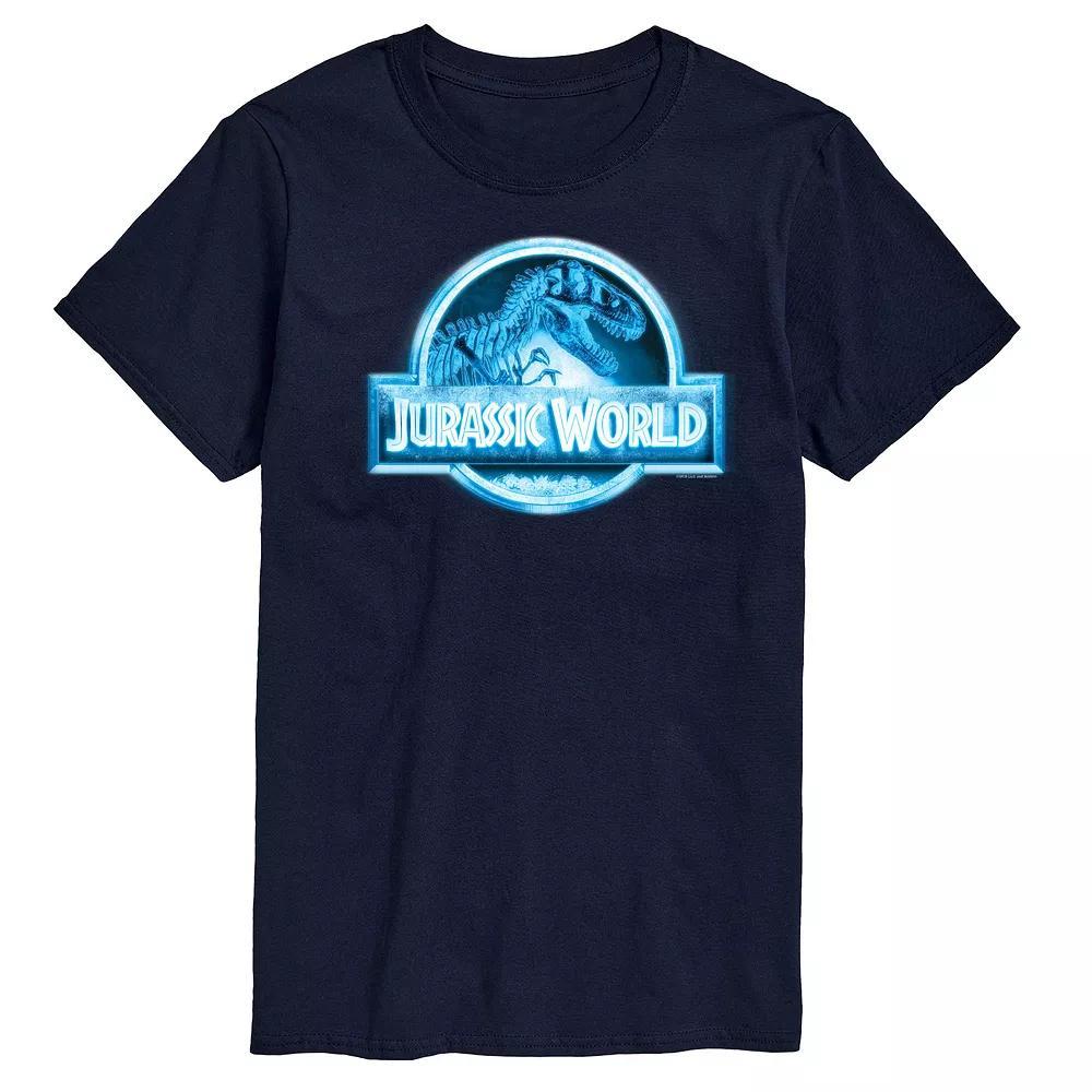 Big & Tall Jurassic World Logo Graphic Tee, Men's, Size: 3XL Tall, Blue Product Image