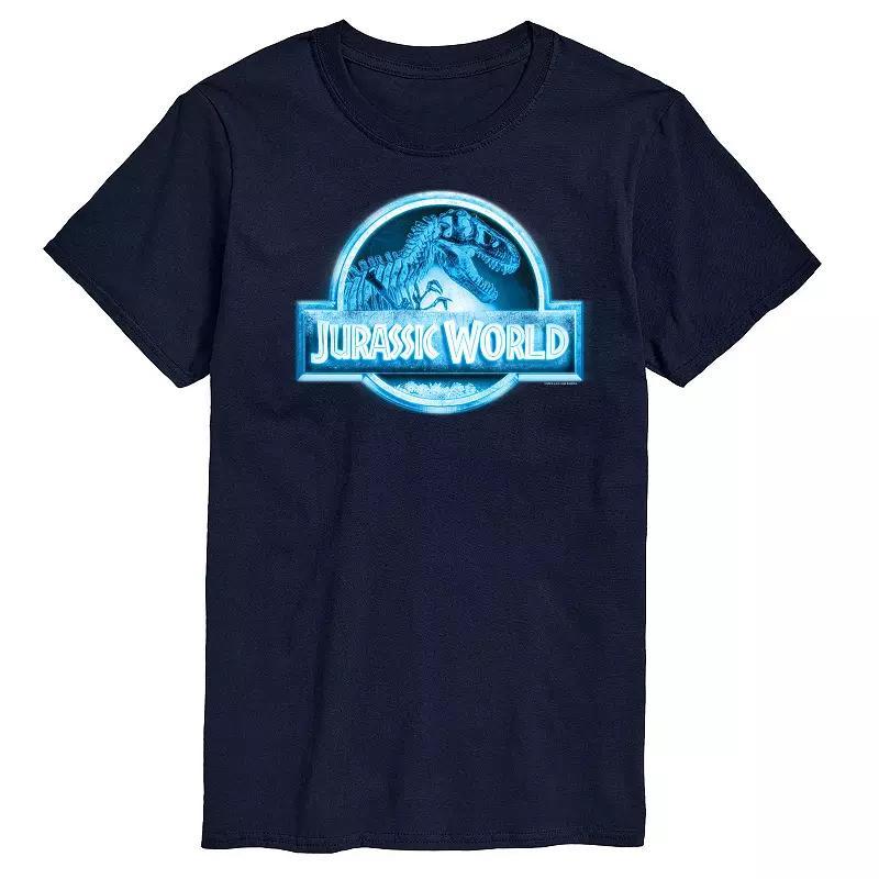 Big & Tall Jurassic World Logo Graphic Tee, Men's, Size: 3XL Tall, Blue Product Image