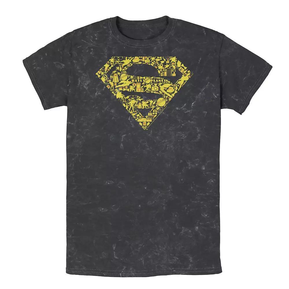 Men's DC Comics Superman Gadgets Chest Logo Tee, Size: Small, Black Product Image