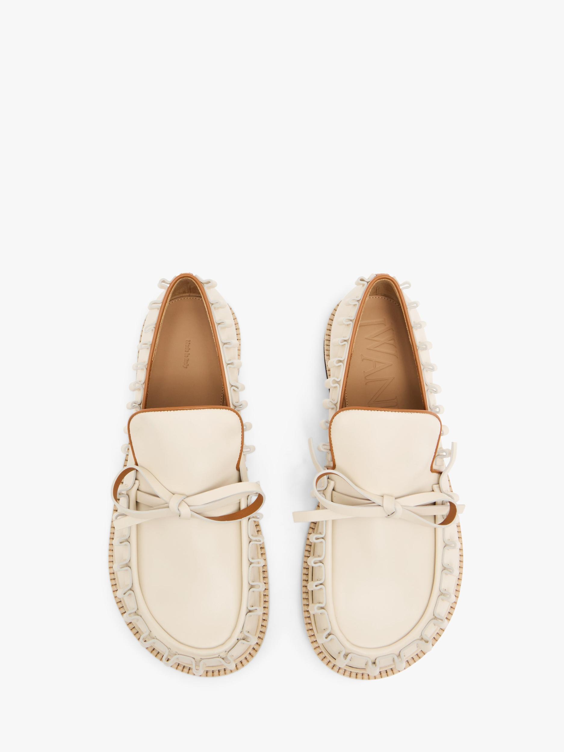 RUFFLE LEATHER MOCCASSIN Product Image