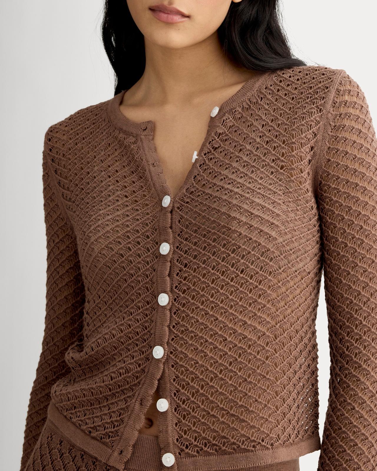 Womens Lace Knit Cardigan by Everlane Product Image