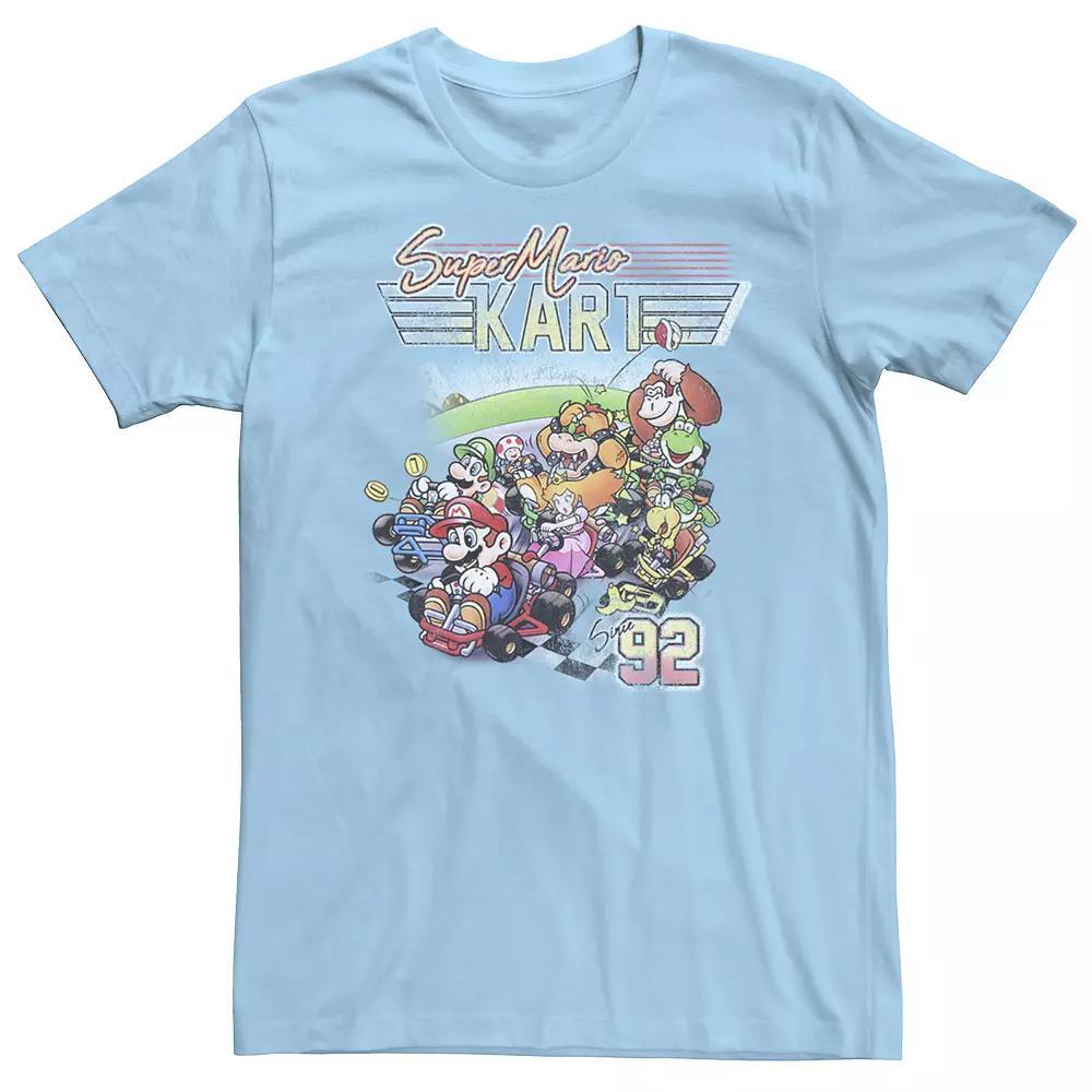 Men's Nintendo Maro Kart '92 Group Collage Tee,  Product Image