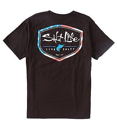 Salt Life Mens Amerishield Pocket Tee Product Image