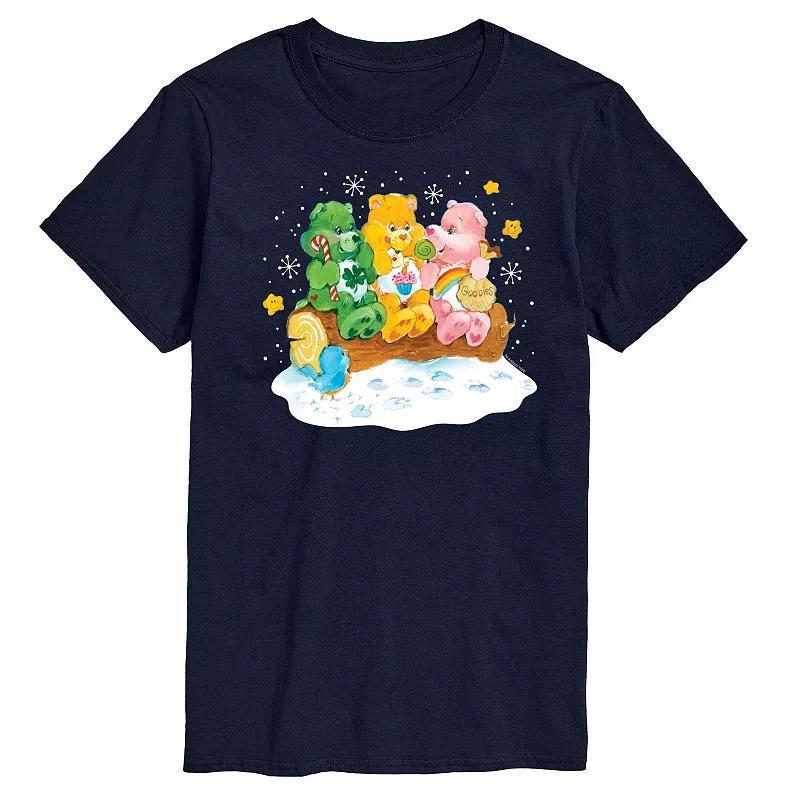 Mens Care Bears Retro Winter Graphic Tee Product Image