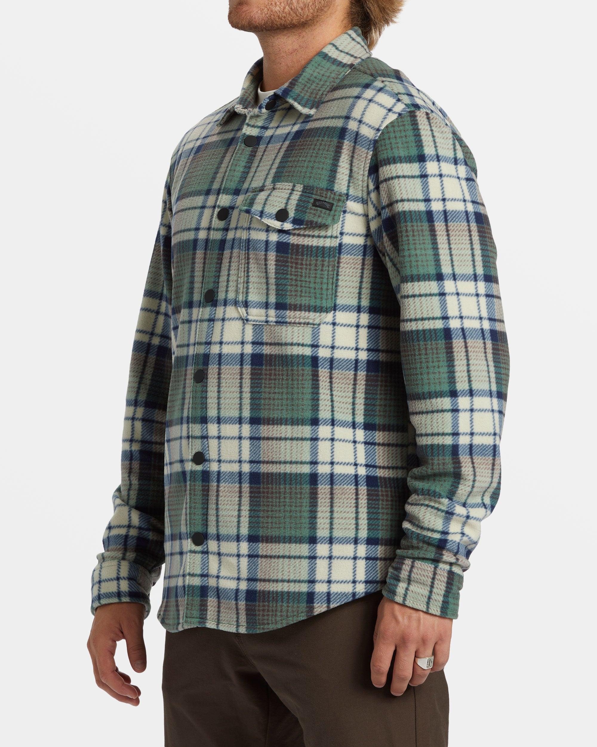 A/Div Furnace Long Sleeve Flannel Shirt - Taupe Male Product Image