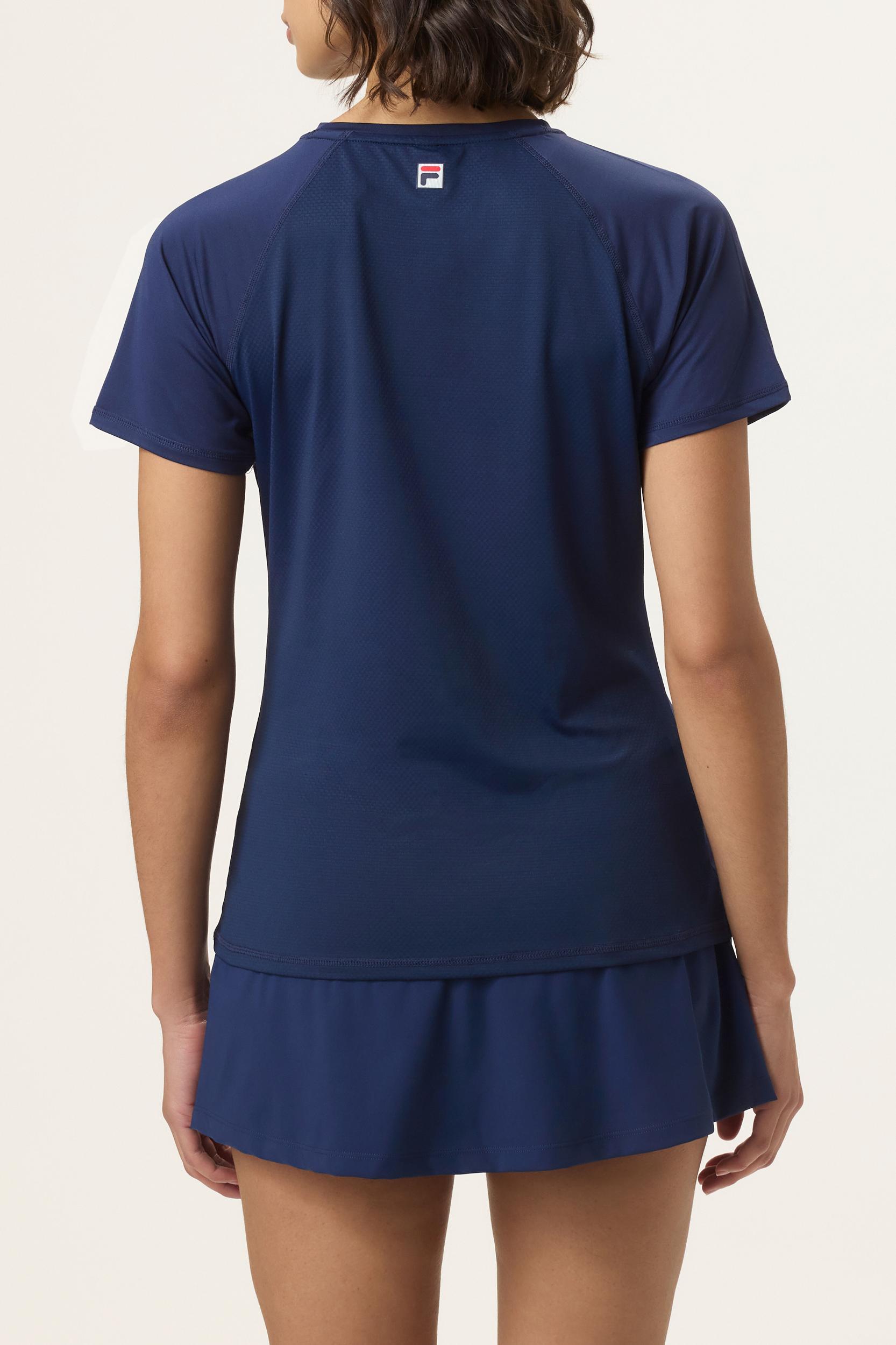 Short Sleeve Mesh Back Top Product Image