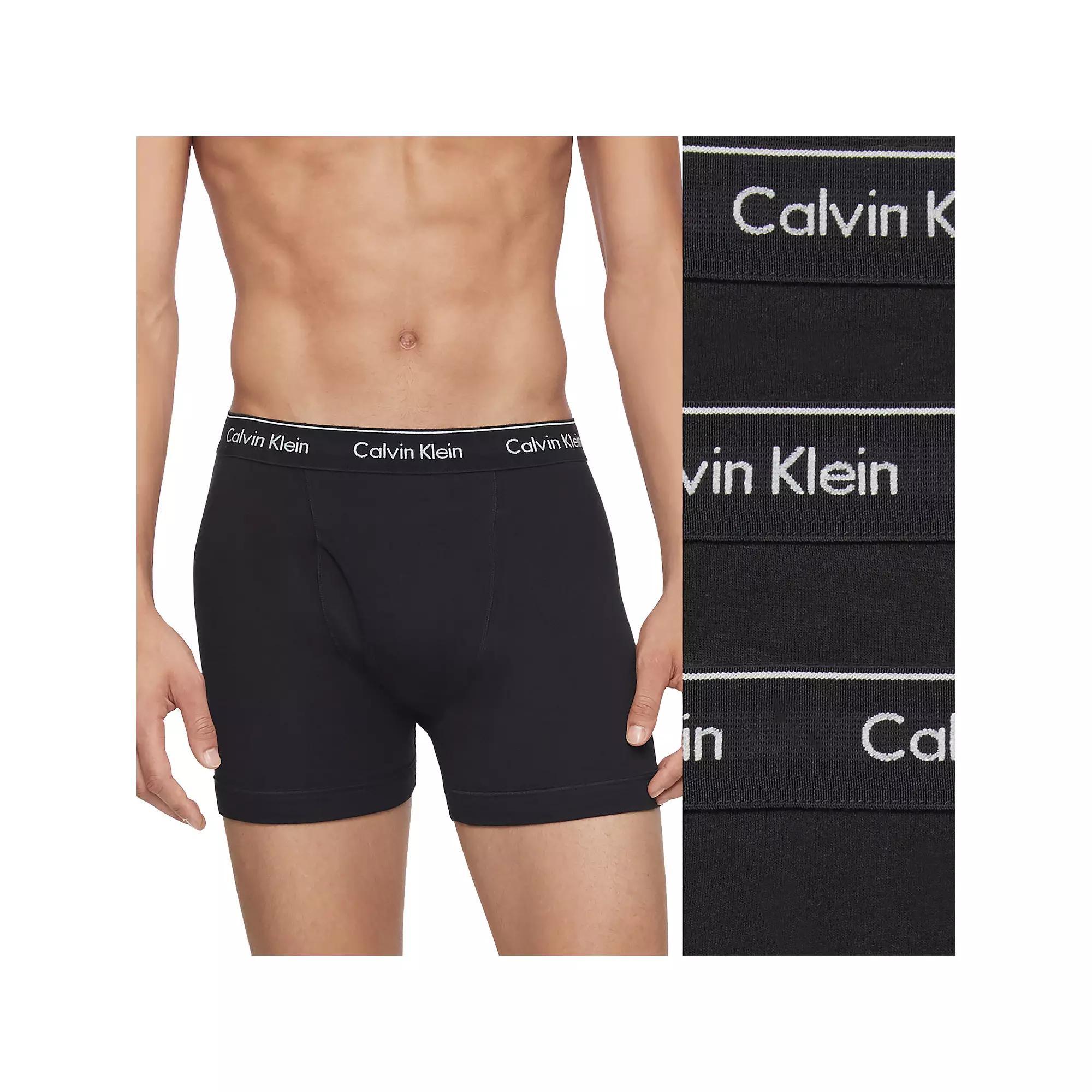 Men's Calvin Klein 3-Pack Cotton Classics Boxer Briefs Set,  Product Image