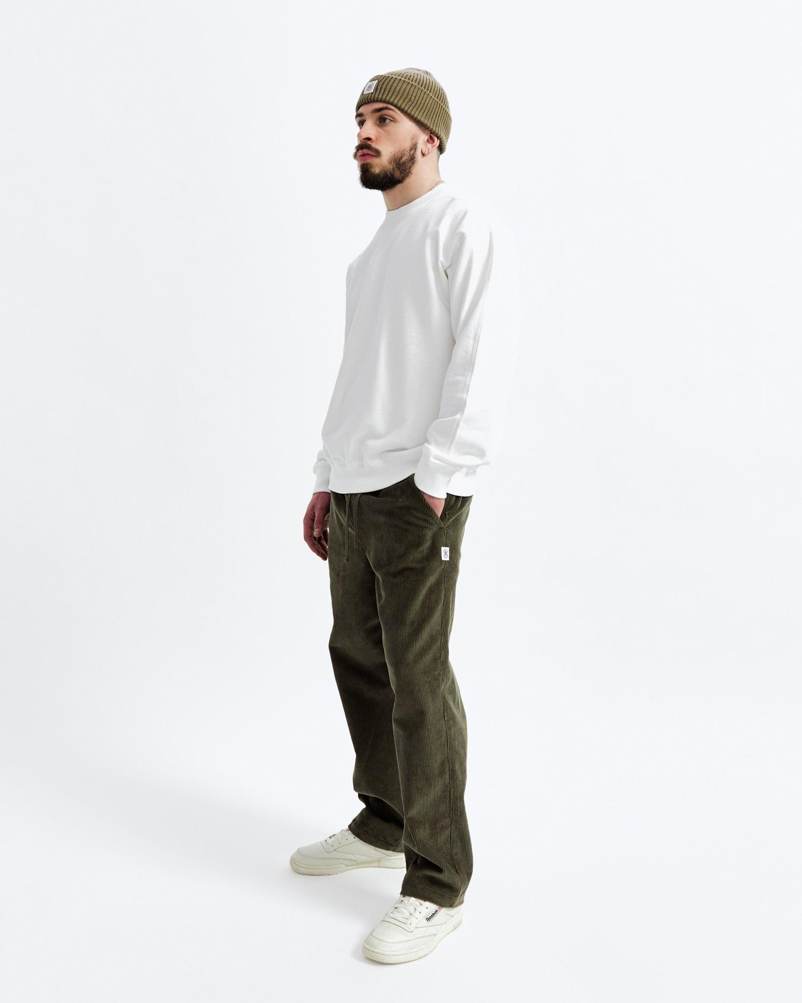 Midweight Terry Relaxed Crewneck - Vault Male Product Image