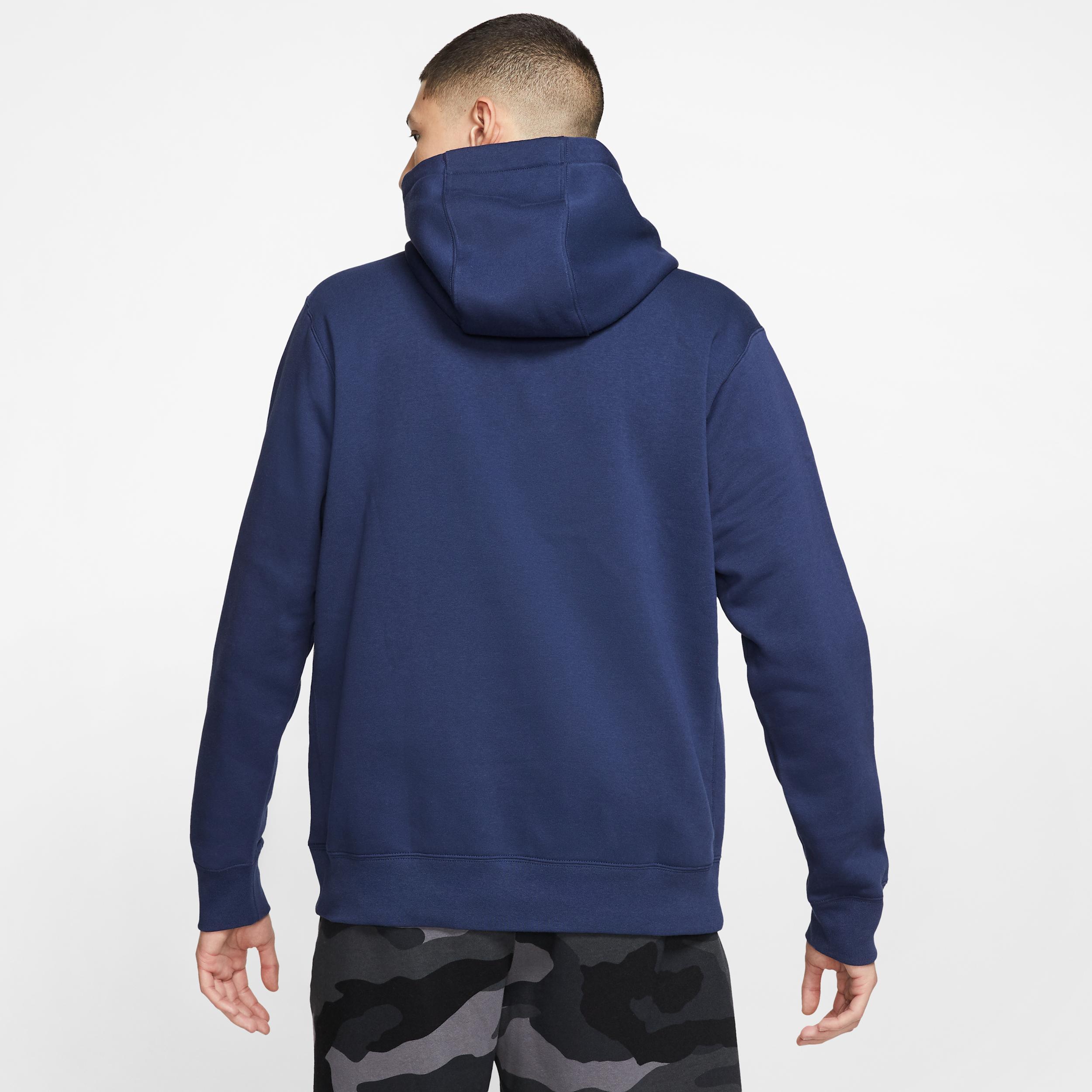 Mens Nike Sportswear Club Fleece Pullover Hoodie | BV2654-410 Product Image