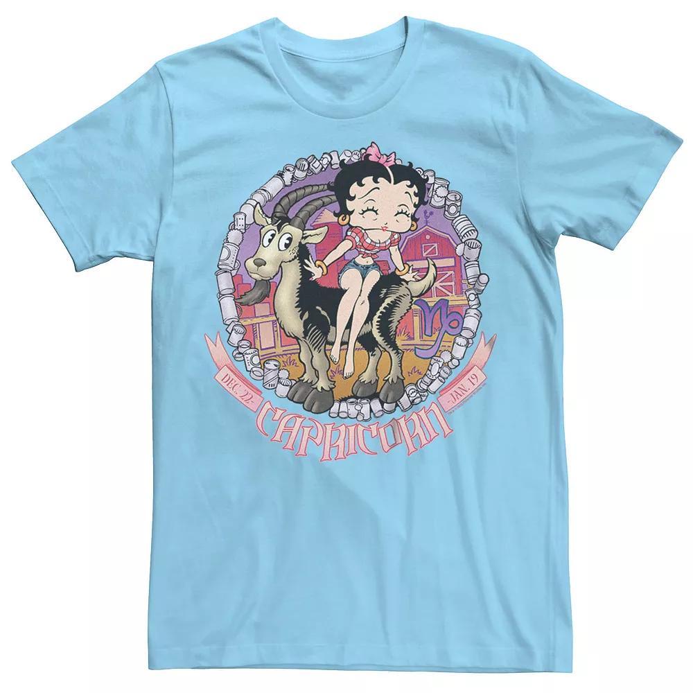 Men's Betty Boop Capricorn Horoscope Tee,  Product Image