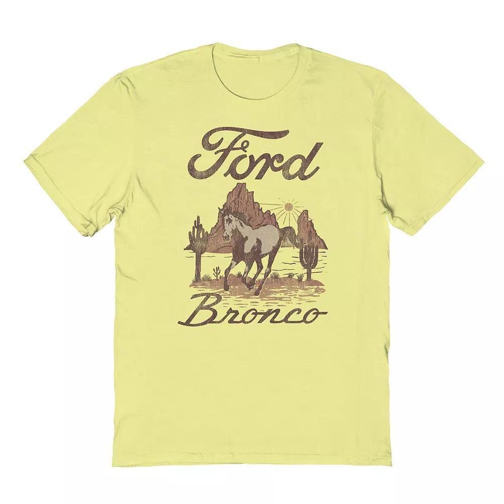 Men's Bronco Bro Graphic Tee, Size: Medium, Cornsilk Product Image