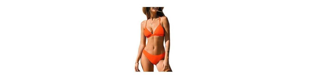 Womens CUPSHE Rhapsody Lace-Up Back Bralette & Hipster Bottoms Bikini Set Product Image