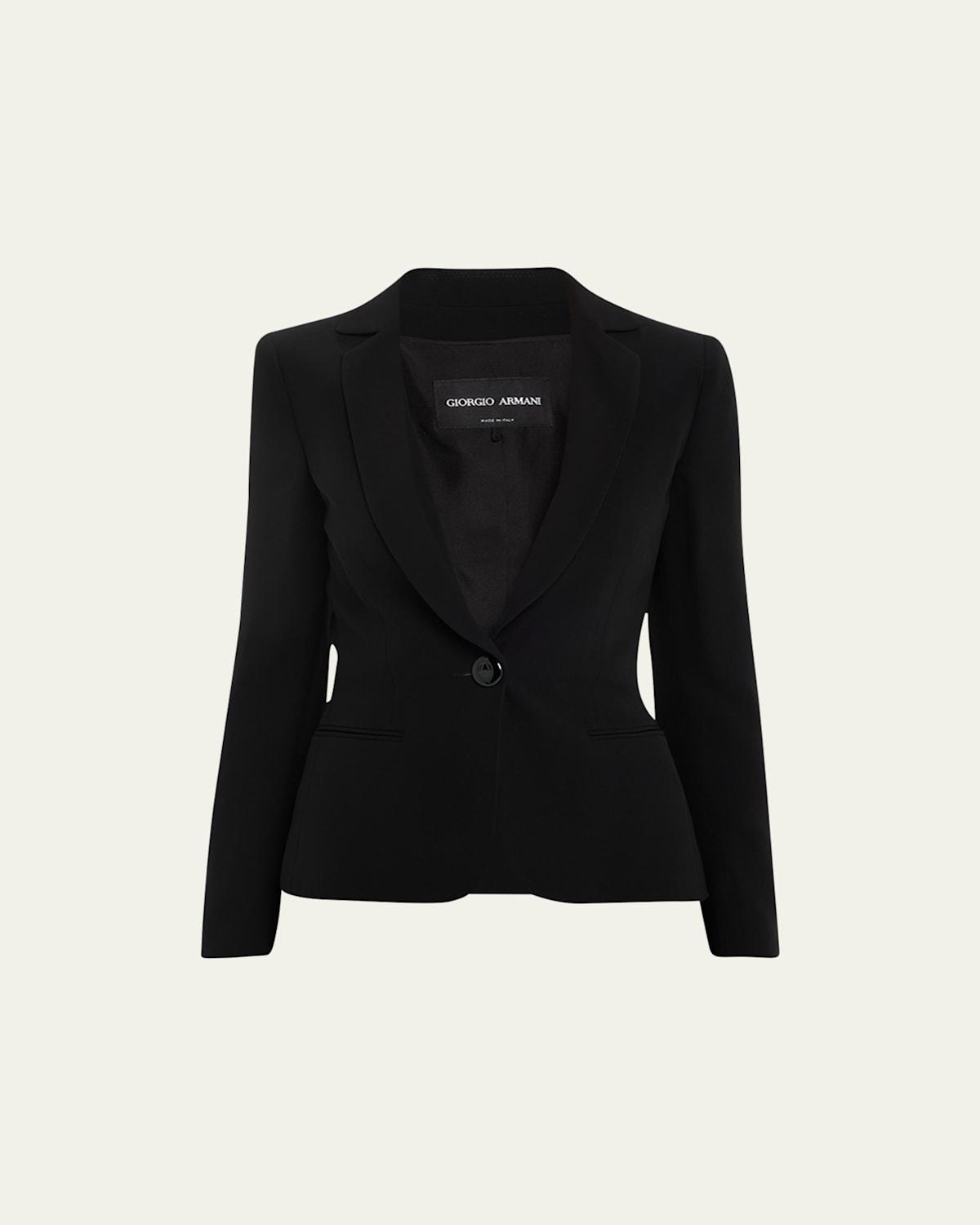Cady Tailored Blazer Jacket Product Image