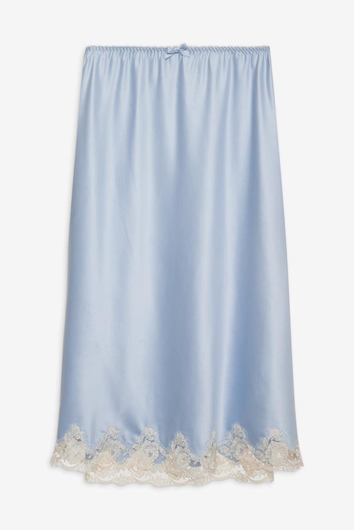Sweetheart Midi Skirt — Dusty Blue Product Image
