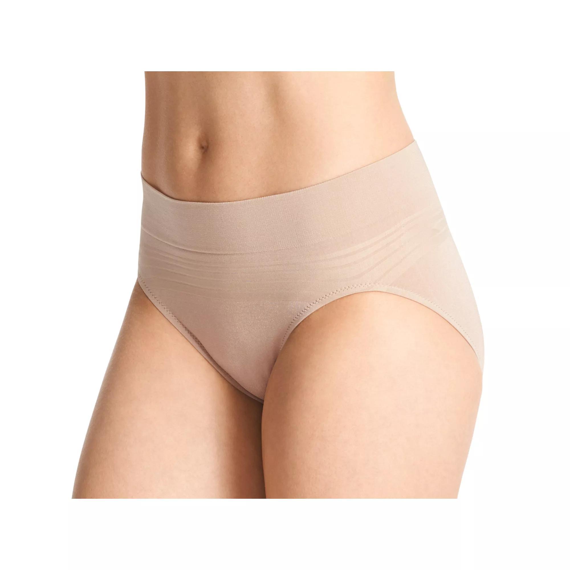 Warners No Pinching, No Problems® Dig-Free Comfort Waist Smooth and Seamless Hi-Cut RT5501P, Women's, Size: Medium, Toasted Brown Product Image