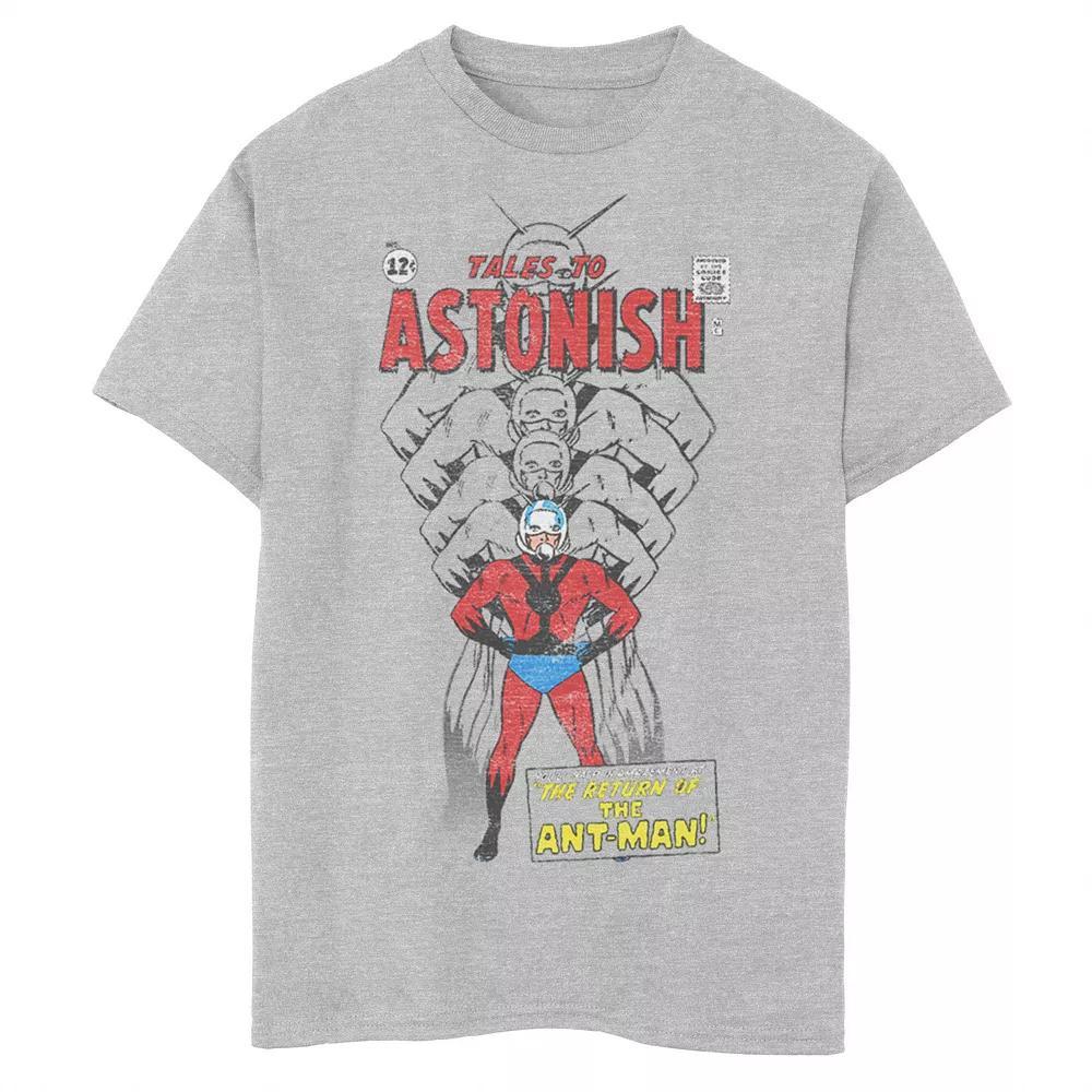 Boys 8-20 Marvel Comics Ant-Man Tales To Astonish Retro Cover Graphic Tee, Boy's, Size: Large, Athletic Grey Product Image