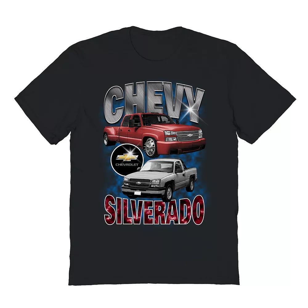 Men's Silverado Throwback Graphic Tee, Size: Small, Black Product Image