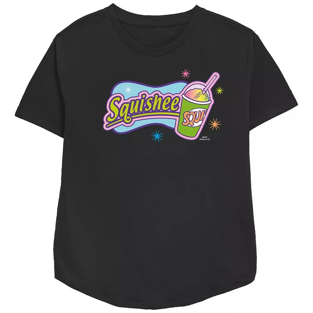 Women's The Simpsons Squishee Logo Relaxed Fit Graphic Tee, Girl's,  Product Image