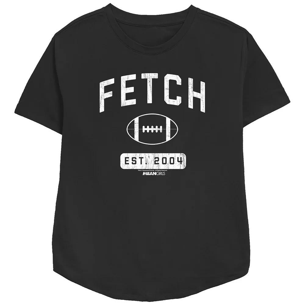 Women's Mean Girls Fetch Est. 2004 Relaxed Fit Graphic Tee, Girl's,  Product Image