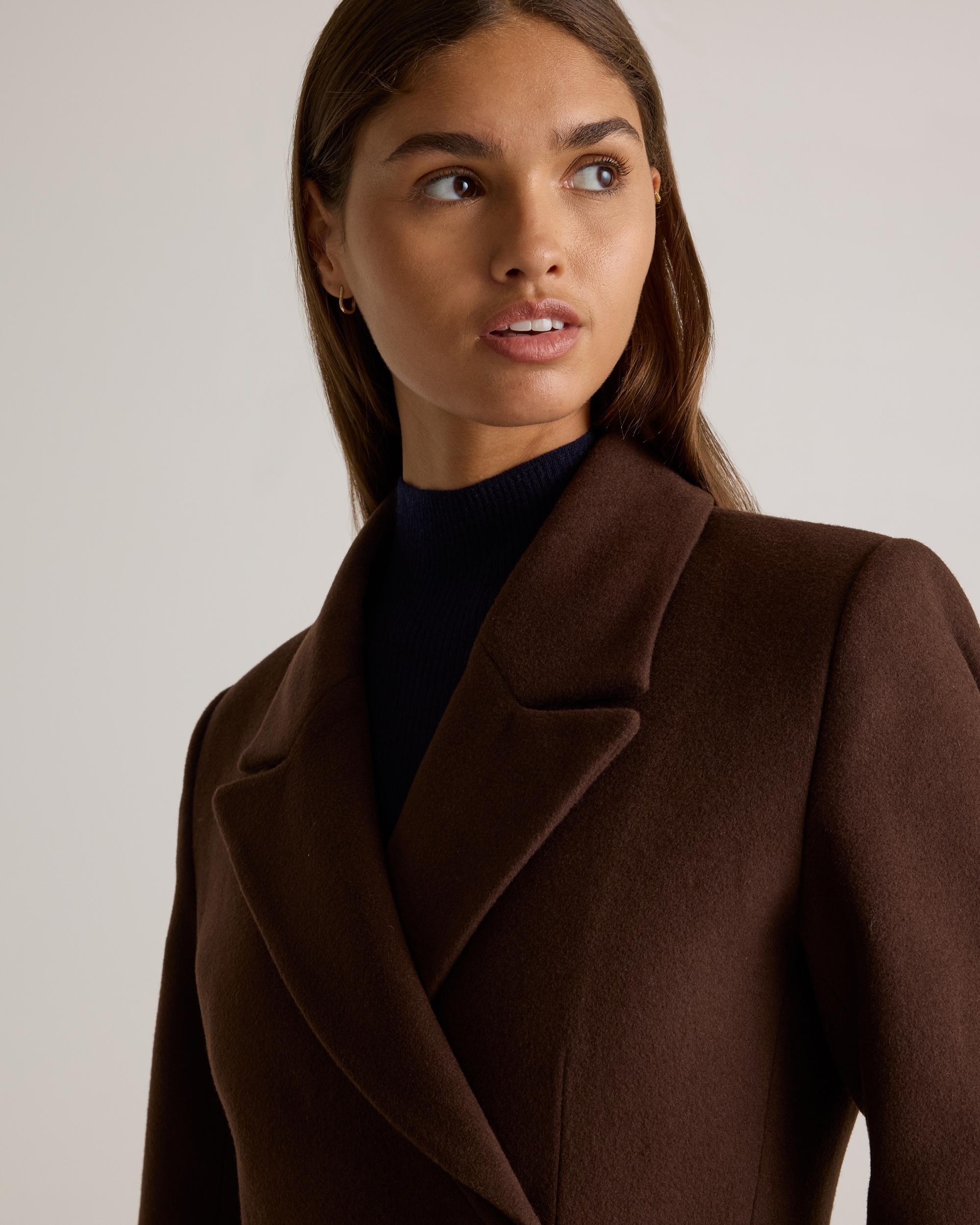 Quince | Women's Italian Wool Tailored Coat Size XL, Wool/Nylon Product Image