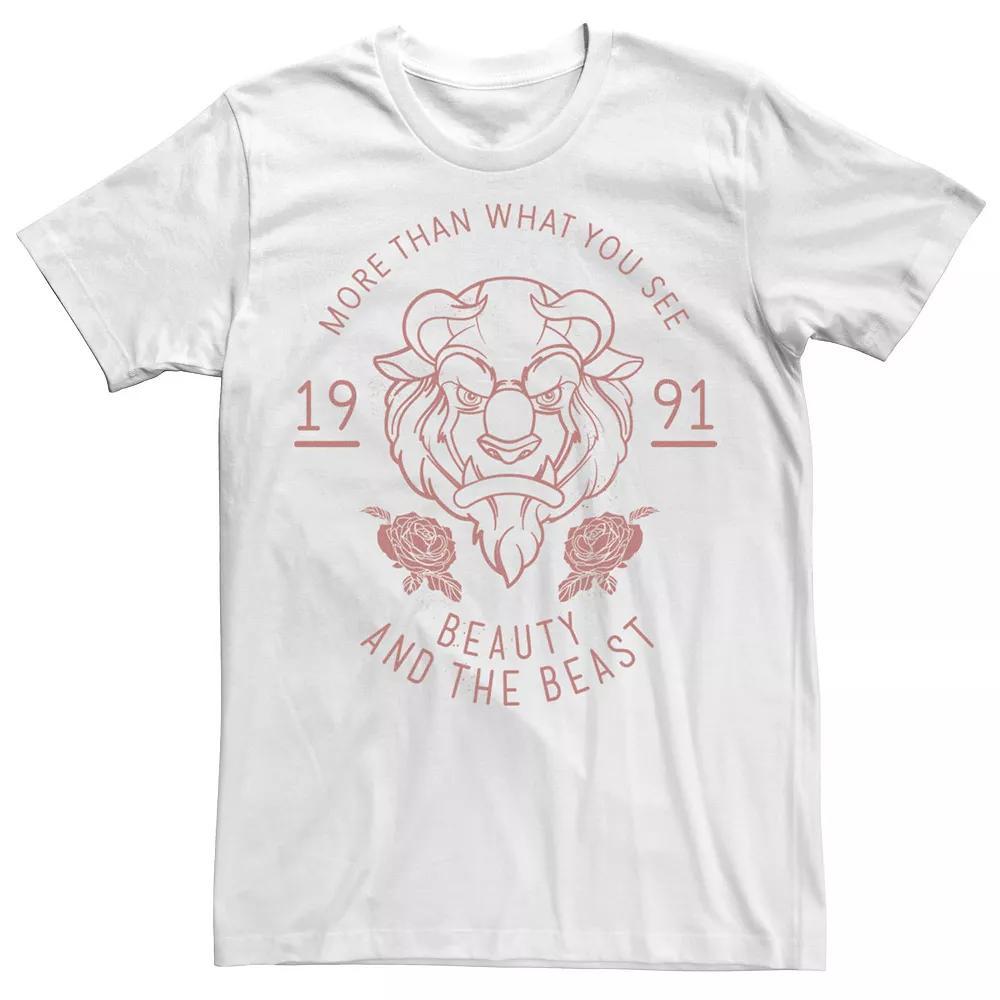 Disney's Beauty And The Beast Men's 1991 Tee,  Product Image