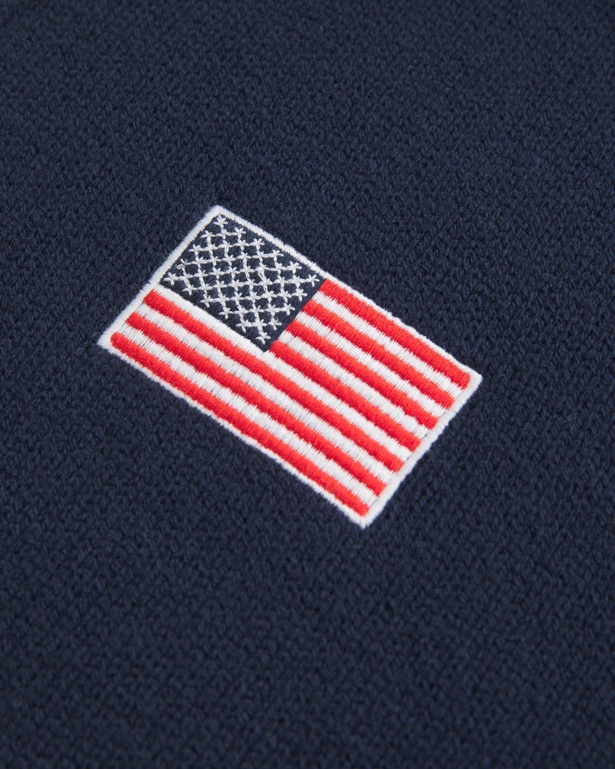 Oversized Half-Zip Graphic Sweater Product Image