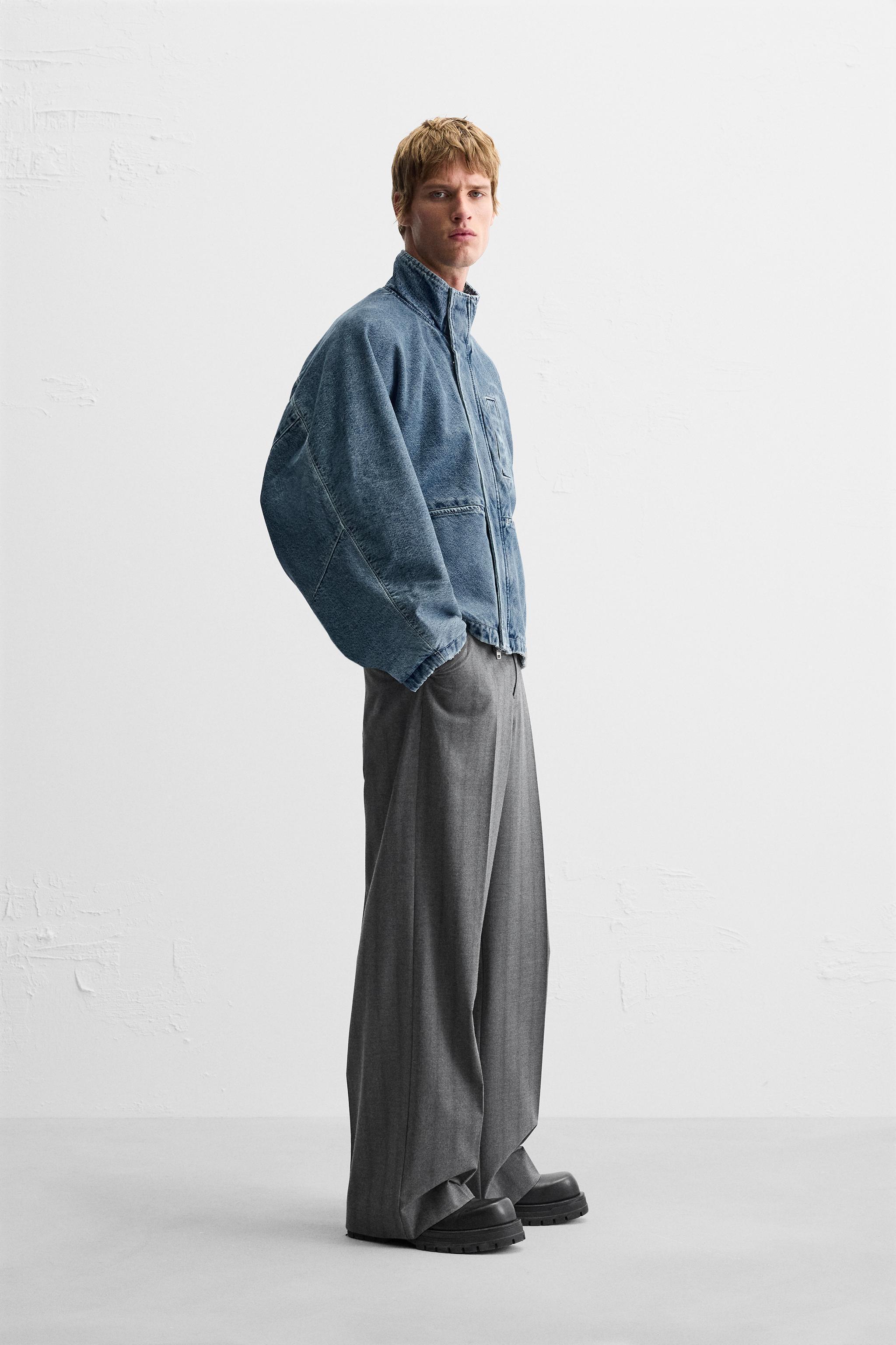 RELAXED FIT DENIM JACKET Product Image