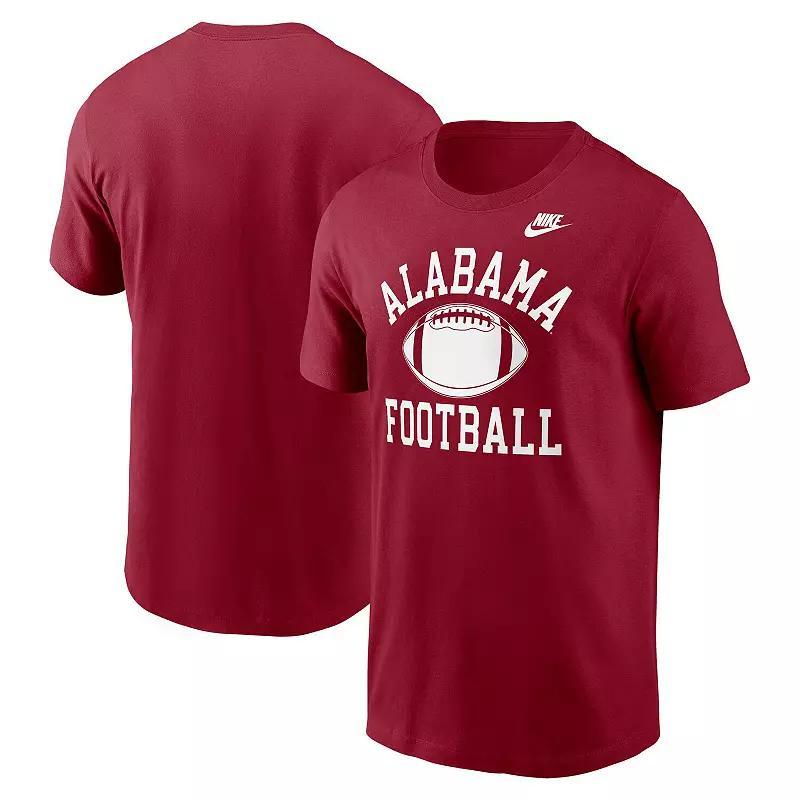 Men's Nike Crimson Alabama Crimson Tide Legacy Football Icon T-Shirt,  Product Image