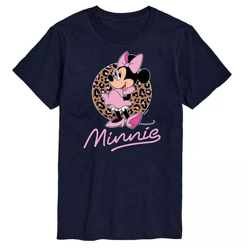 Disney's Minnie Mouse Big & Tall Leopard Graphic Tee, Men's,  Product Image