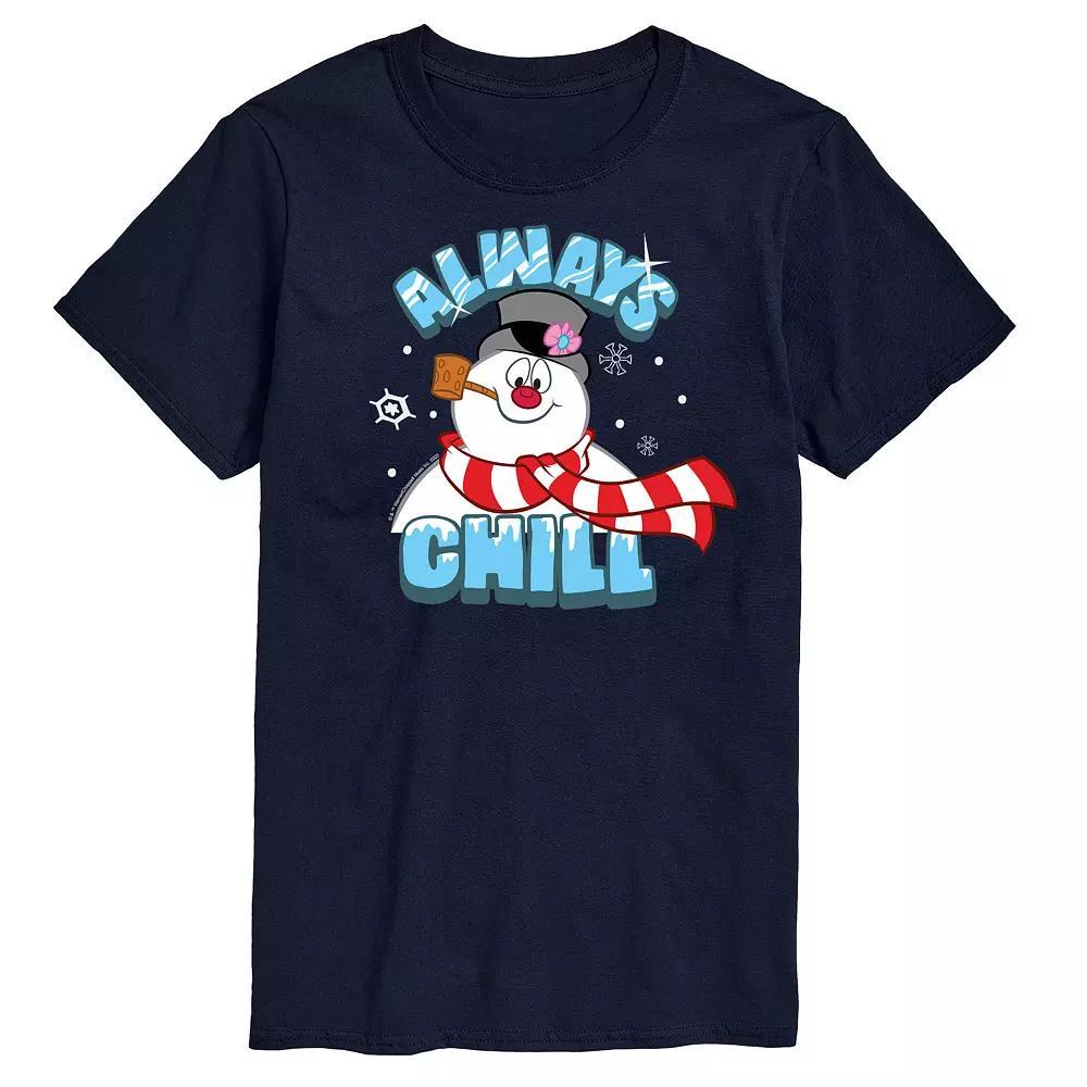 Big & Tall Frosty The Snowman Frosty Always Chill Graphic Tee, Men's, Size: 3XL Tall, Blue Product Image