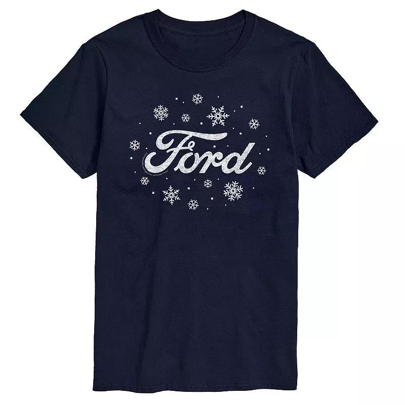 Men's Ford Snowflakes Logo Graphic Tee,  Product Image