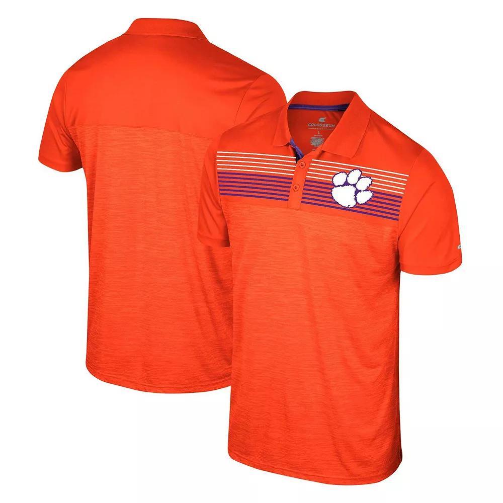 Men's Colosseum Orange Clemson Tigers Big & Tall Langmore Polo, Size: 4XB Product Image